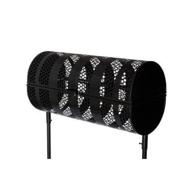 Imagem de Lixeira De Rua Com Tampa Para Calçada Passeio 1mt 45x40x100cm