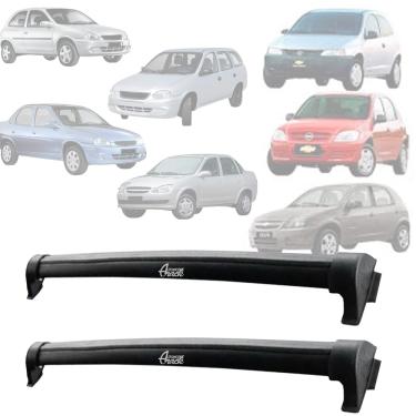 Imagem de Automotive Rack Teto Aluminio GM Corsa Celta Cla Friso PRETO