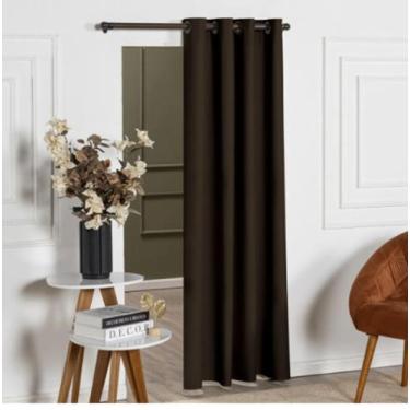 Imagem de Cortina Blackout De Pvc 1,40m X 2,20m - Vagalume Enxovais, Tabaco