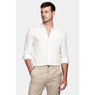 Imagem de Camisa Aramis Manga Longa Liquid Repeller Off White-Masculino