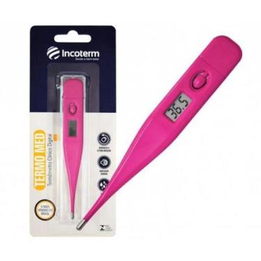 Imagem de Termômetro clínico digital pink termomed - INCOTERM