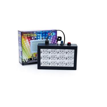 Imagem de Strobo com 12 leds 15w ritmico iluminação de festas