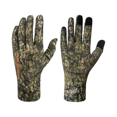 Imagem de Luvas de caça camufladas leves UPF 50+ masculinas HG05 - Bassdash, BR-