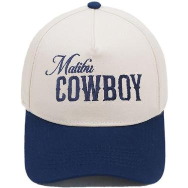 Imagem de Boné de beisebol de algodão bordado Cowboy Trucker Malibu Cowboy - Yiw