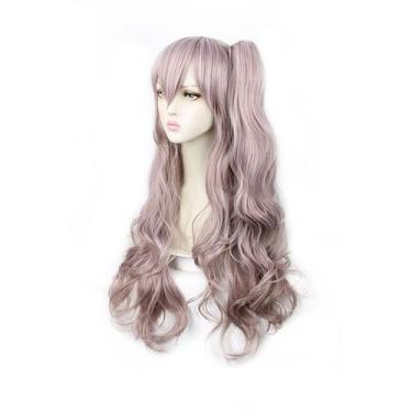 Imagem de Peruca de cosplay para meninas Frontlines Ump45 70 cm de cabelo sintét