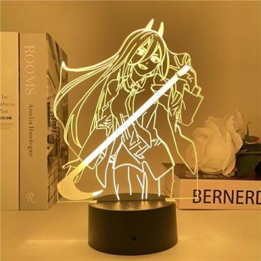 Imagem de Luz noturna, LED 3D, que muda de cor, motosserras, Mans Powers - yiwei