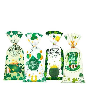 Imagem de Embalagem de doces, sacola de presente do Dia de São Patrício, pacote 