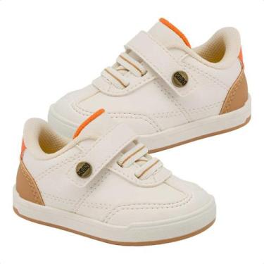 Imagem de Tênis Baby Klin Flyer Calce fácil Confortável Prático -, Off white, 21