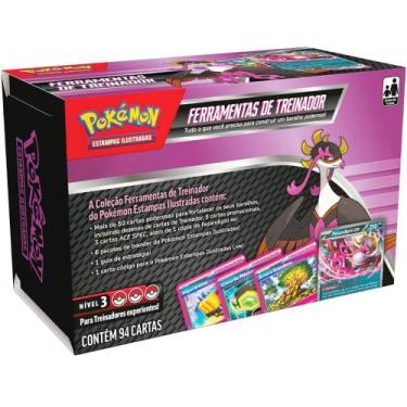 Imagem de Cards Pokémon Tcg Box Ferramentas De Treinador 94 Cartas Fezandipiti E