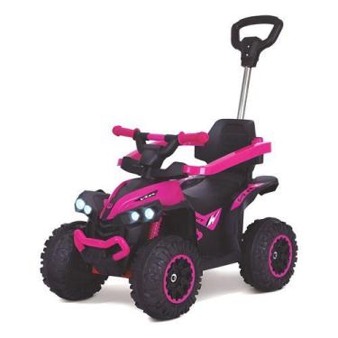 Imagem de Quadriciclo Eletrico Infantil Pimpi Flash Wheels Rosa 6v - Maral