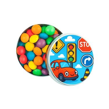 Imagem de Latinha Lembrancinha Personalizada Trânsito