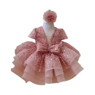Imagem de Vestido De Festa Tutu Com Lantejoulas Para Meninas, Vestido De Dama De