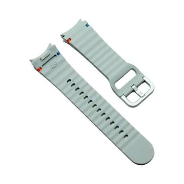 Imagem de Pulseira De Silicone Para Samsung Galaxy Watch 7 6 5 4 Classic 47mm 43