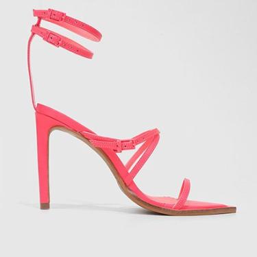 Imagem de Sandália Santa Lolla Salto Alto Fivelas Feminina-Feminino