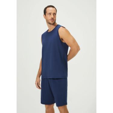 Imagem de Pijama Curto Masculino Em Malha De Algodão-Masculino