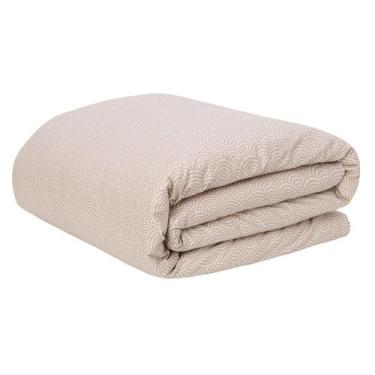Imagem de Duvet Grani Bege Avelã 200 Fios Casal - Westwing Collection, Bege