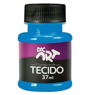 Imagem de Tinta Fluorescente para Tecido 37ML Azul DAC
