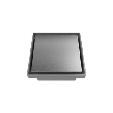 Imagem de Ralo Oculto Quadrado Astra Roc15i 15cm Inox Escovado