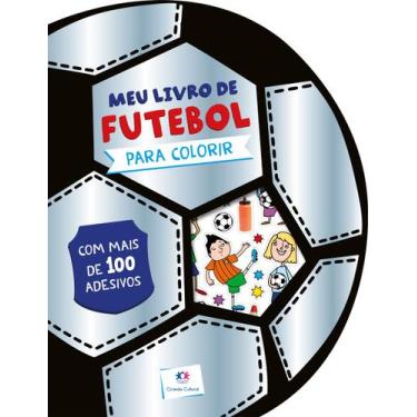 Imagem de Livro - Meu livro de futebol para colorir com adesivos