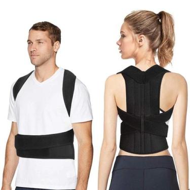 Imagem de Colete De Postura Respirável Com Design Cruzado Em X Para Máxima Estab