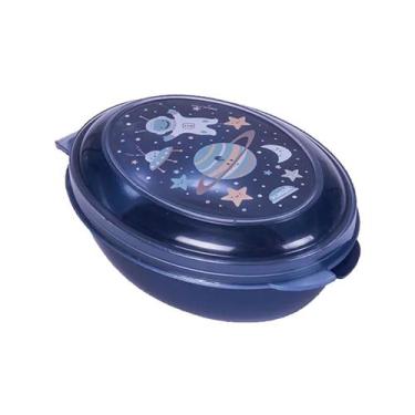 Imagem de Saboneteira Tampa Fixa 180ml Mochila Passeio Plástico BPA Free Infanti