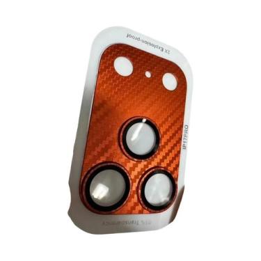 Imagem de Protetor De Lente De Câmera Em Fibra De Carbono Kevlar Para iPhone 17 