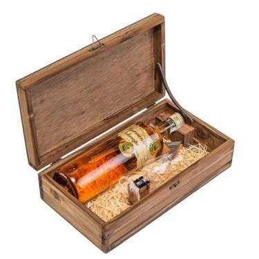 Imagem de Estojo Harmonie Schnaps Blend 04 Madeiras + Taça