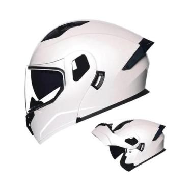 Imagem de ORZ-103 NOVA motocicleta modular flip capacete material ABS lente dupl