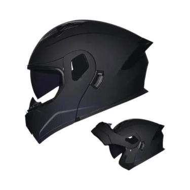 Imagem de ORZ-103 NOVA motocicleta modular flip capacete material ABS lente dupl