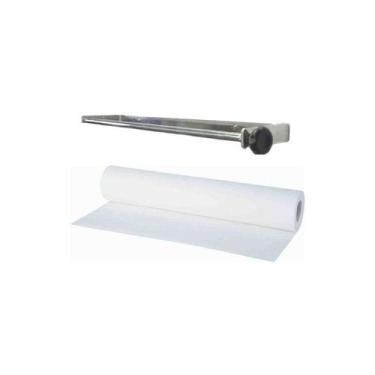 Imagem de Suporte Metal Para Lençol Descartável Maca Hospitalar 50cm - PREMIUM