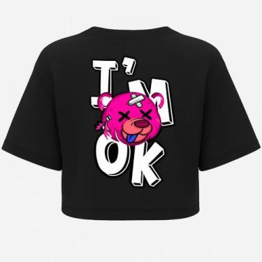 Imagem de Cropped Oversized Im Ok - Estampa DTF em Algodão - After, GG