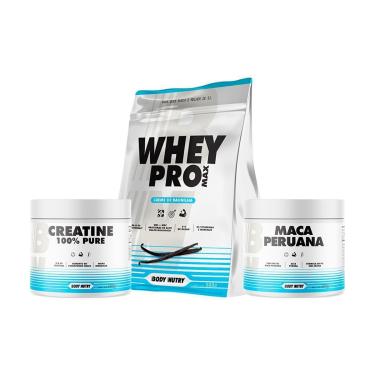 Imagem de Kit Whey Protein 900g Creatina 100 300g Suplemento em Pó 300g Energia e Rotina-Unissex