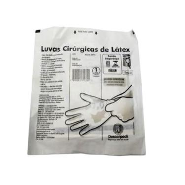 Imagem de Luva Cirúrgica De Látex Estéril Com Pó 7,0  Descarpack