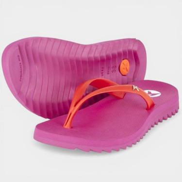 Imagem de Chinelo Kenner Ibiza Pro Feminino - Rosa e Vermelho - 35, 35