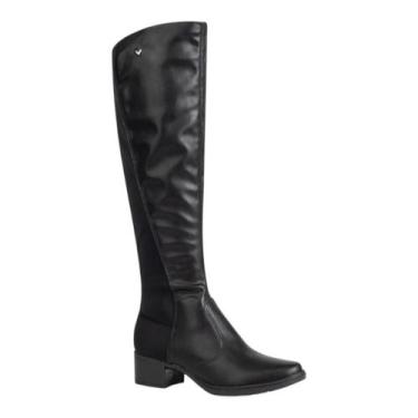 Imagem de Bota Feminina Montaria Cano Longo Salto Bloco Mississipi, Preto, 38