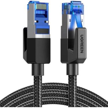 Imagem de Cabo Ethernet Profissional Cat8 Classf/ftp Nylon 2mt Ugreen