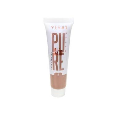 Imagem de Base líquida matte pure skin Vivai, 09