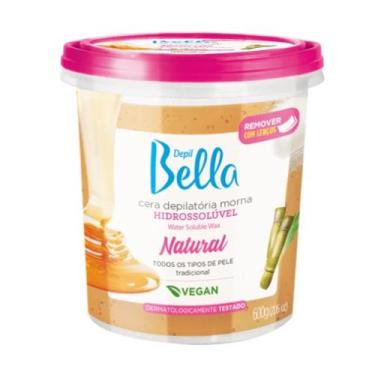 Imagem de Cera Depil Bella Hidrossolúvel Natural 600g