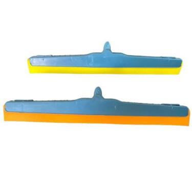 Imagem de Rodo plastico 60cm - borracha dupla - MILEX