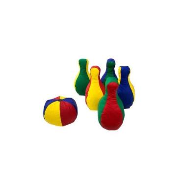 Imagem de Jogo de Boliche Gigante LDM Infantil Educativo Brinquedo de Coordenaçã