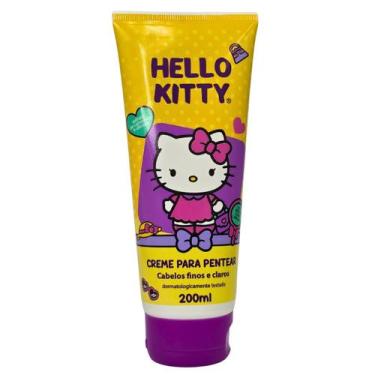Imagem de Creme Para Pentear Para Cabelos Finos e Claros Hello Kitty Cia. da Nat