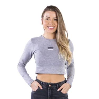 Imagem de Top Freesurf Cropp Cinza, GG, Cinza