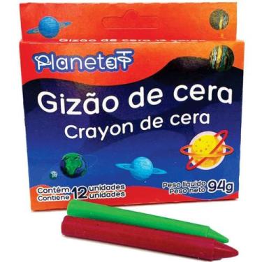 Imagem de Giz de Cera Jumbo 12 Cores PCT.C/12 - V.M.P.