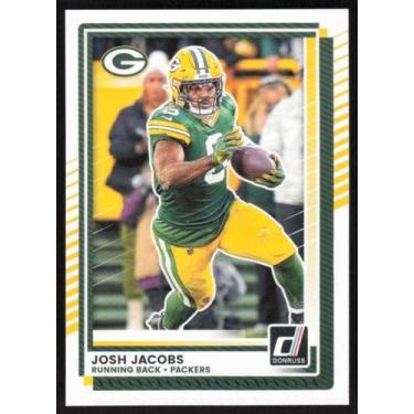 Imagem de Cromo de Futebol Donruss 2025 de Josh Jacobs dos Packers - Marca Própr