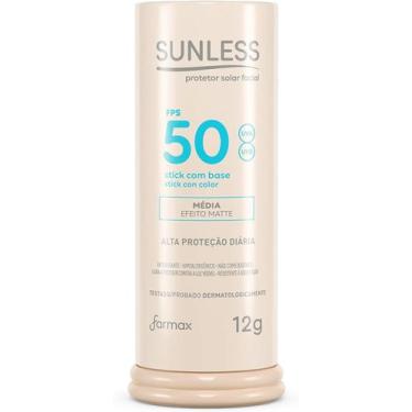 Imagem de Protetor Solar Facial Stick FPS 50 Sunless Média 12g