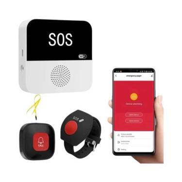 Imagem de Sistema De Alerta SOS Para Idosos Com Campainha Inteligente WiFi Tuya 