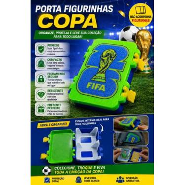 Imagem de Estojo Para Figurinhas Copa Do Mundo FIFA Premium - Garcia 3D, Azul