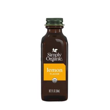 Imagem de Simply Organic Lemon Sabor Limão Cítrico p/Sobremesas - 59ml