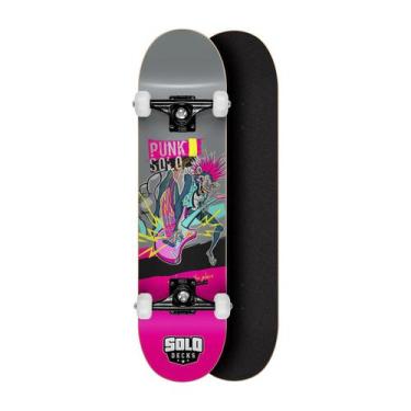 Imagem de Skate Profissional Montado Solo Music Punk