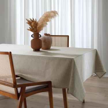 Imagem de Toalha de Mesa Retangular Linhares - 10 Lugares - Natural - Döhler